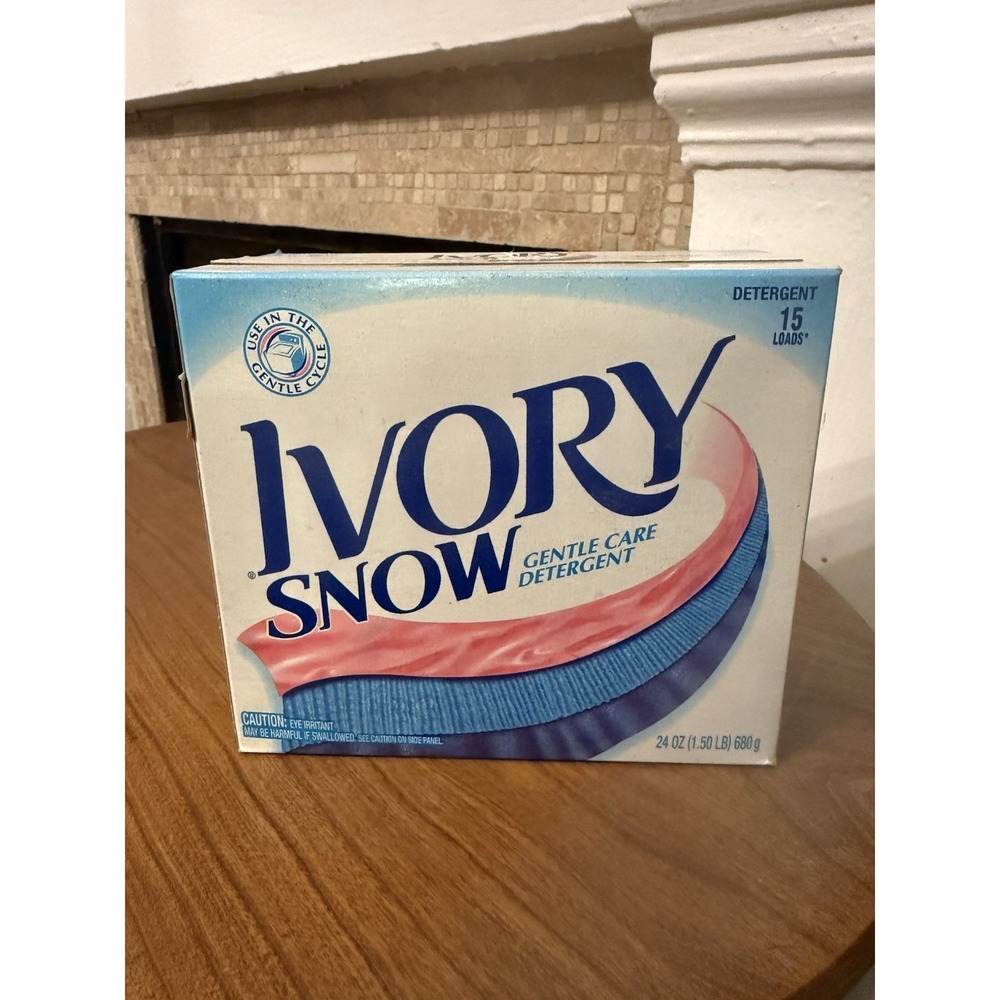Ivory Snow Gentle Care Detergent Powder 15 Loads, 24 oz (1.5 lbs)